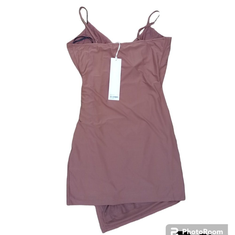 LUMIERE Ruched Cinch bodycon brown mini dress sz XS, S, M, L NWT - Picture 2 of 15